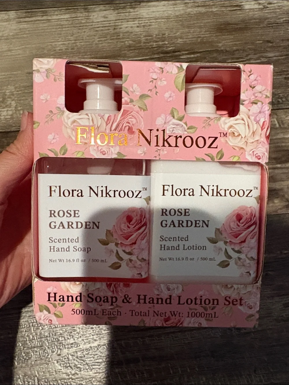 Flora Nikrooz Rose Garden Hand Soap & Lotion Duo - Gift Set
